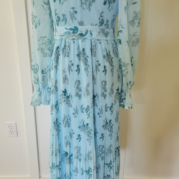ANRABES WOMEN Floral Blue Dress - Picture 5 of 10